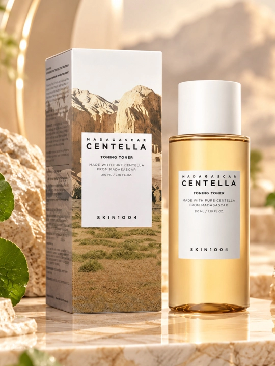Sentella SKIN1004 Madagaskar Centella Tonik Tonerli yumshoq peeling toneri, 210 ml - 