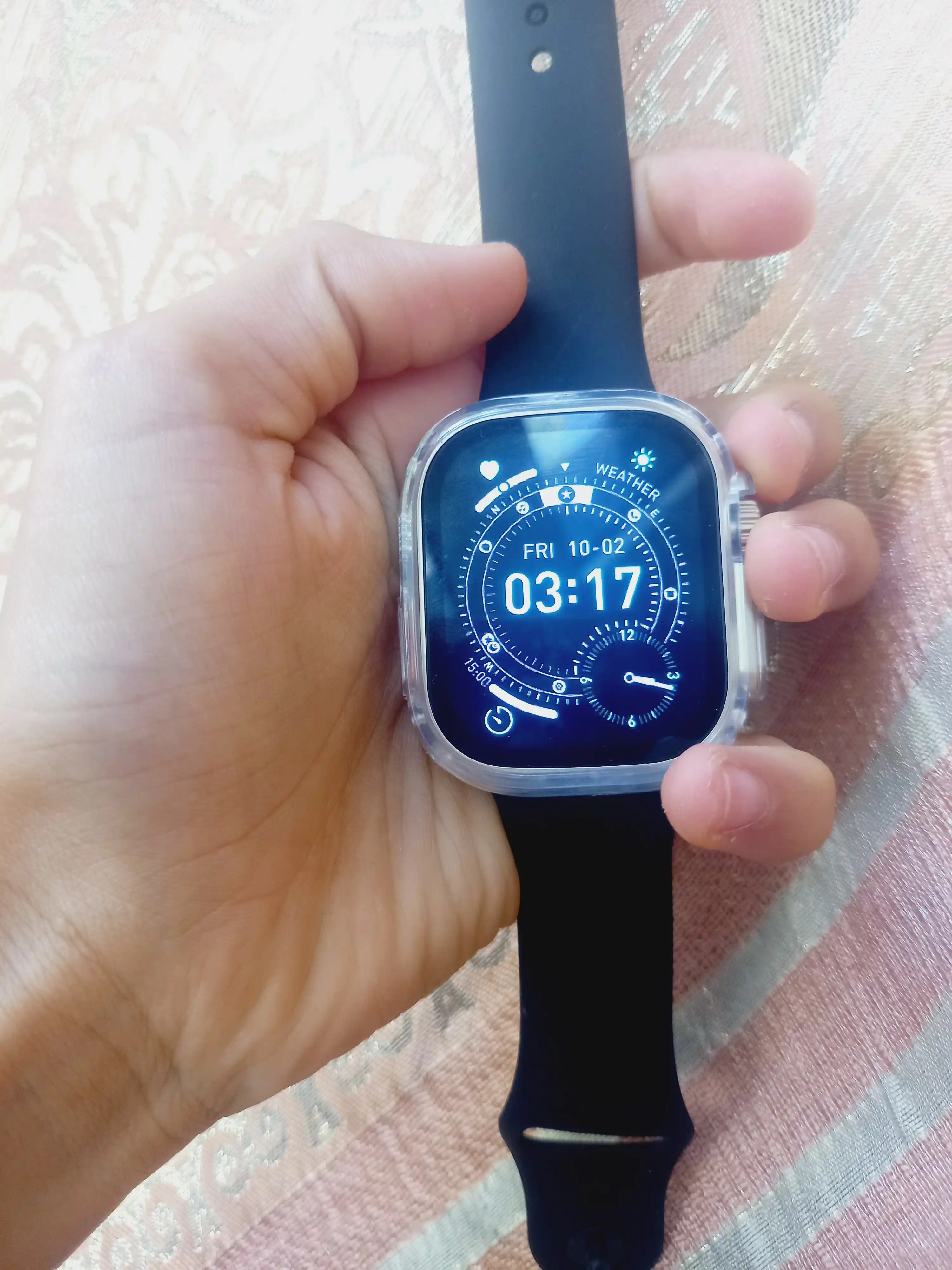 Aqlli soat, 1+1, 2 ta Smart Watch 8 va 8 ultra, 11 ta kamar va g'ilof bilan