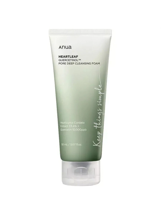 Пенка-скраб с для очищения пор Heartleaf Quercetinol Pore Deep Cleansing Foam