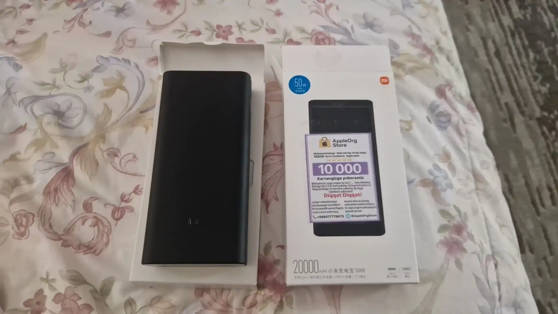 Power bank 2000mAh 20w-50w Mi power bank tez quvvatlovchi iphone va Andiroidlar uchun