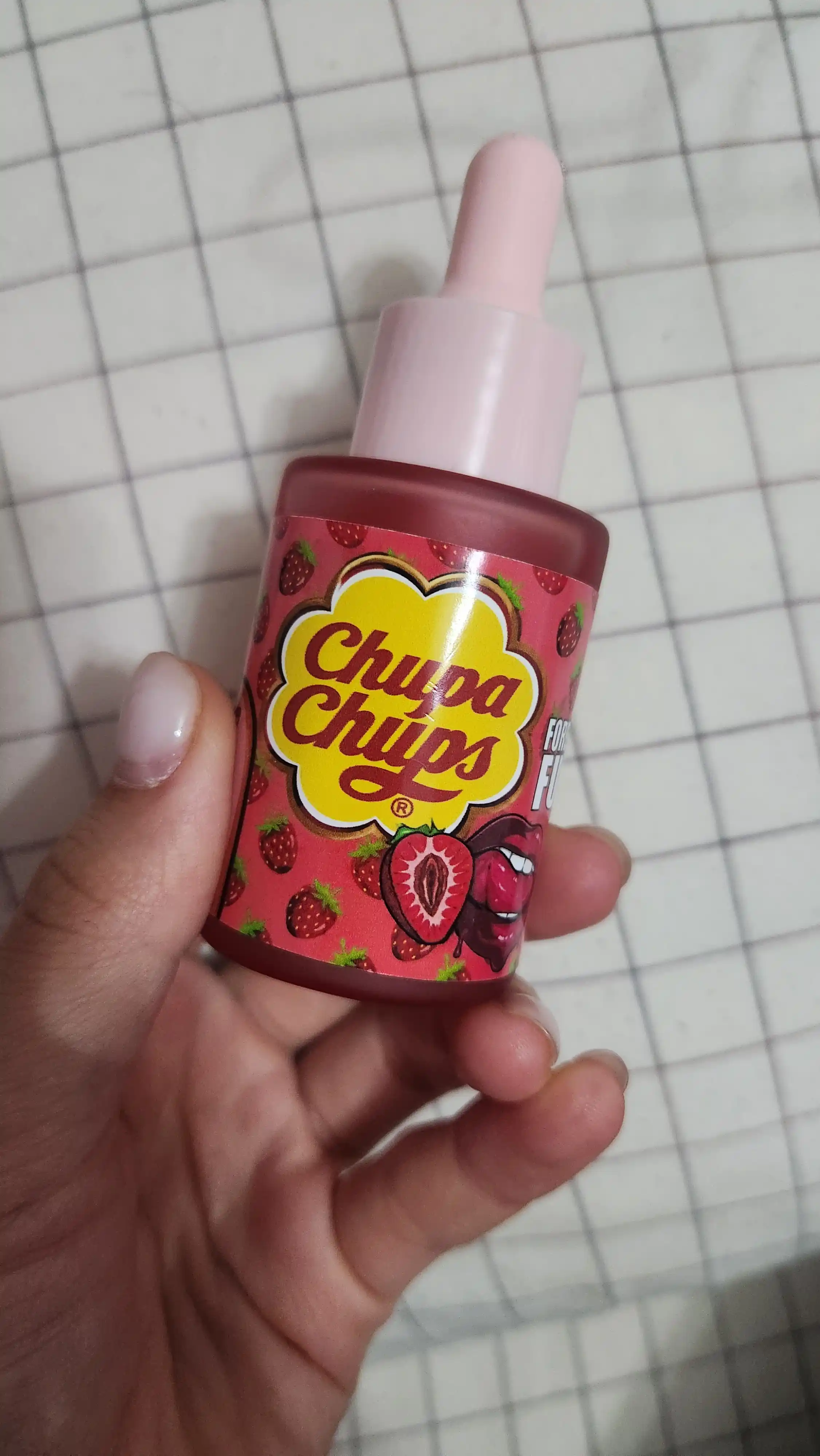 Chupa Chups Bubble Gum lab tomchilari — namlantiruvchi va yaltiratuvchi lab moyi 21+