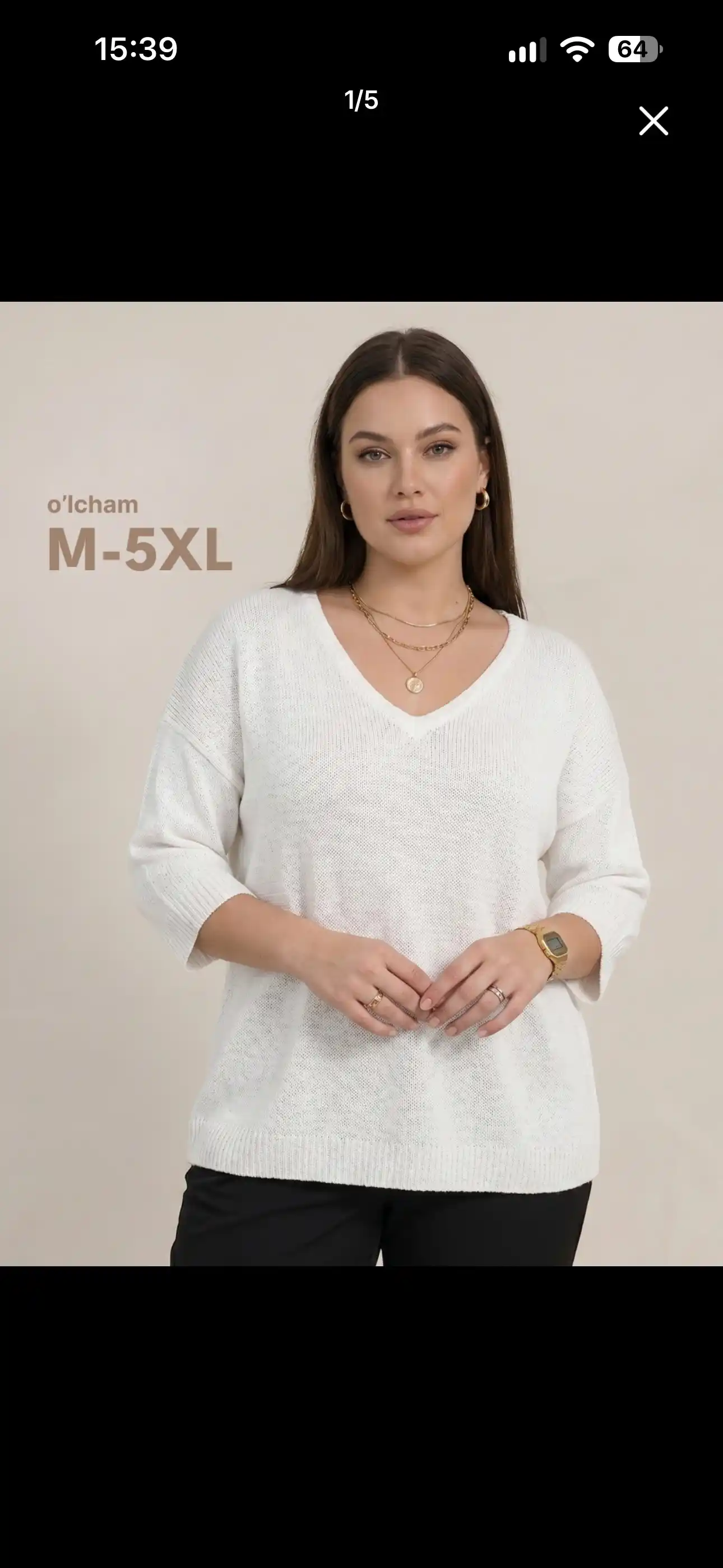 Ayollar uchun keng bichimli jemper - ELLY FASHION