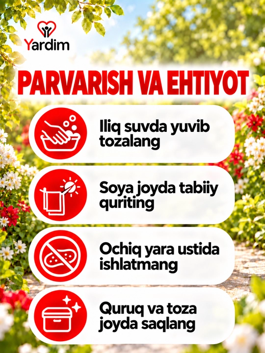 Silikon namlovchi tovon qoplamasi, quruq va yorilgan tovonlar uchun, Y-10002