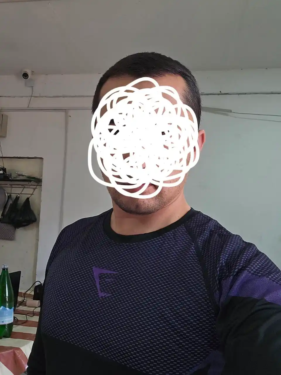 Kompression futbolka, sport uchun rashgard, erkaklar, fitness uchun