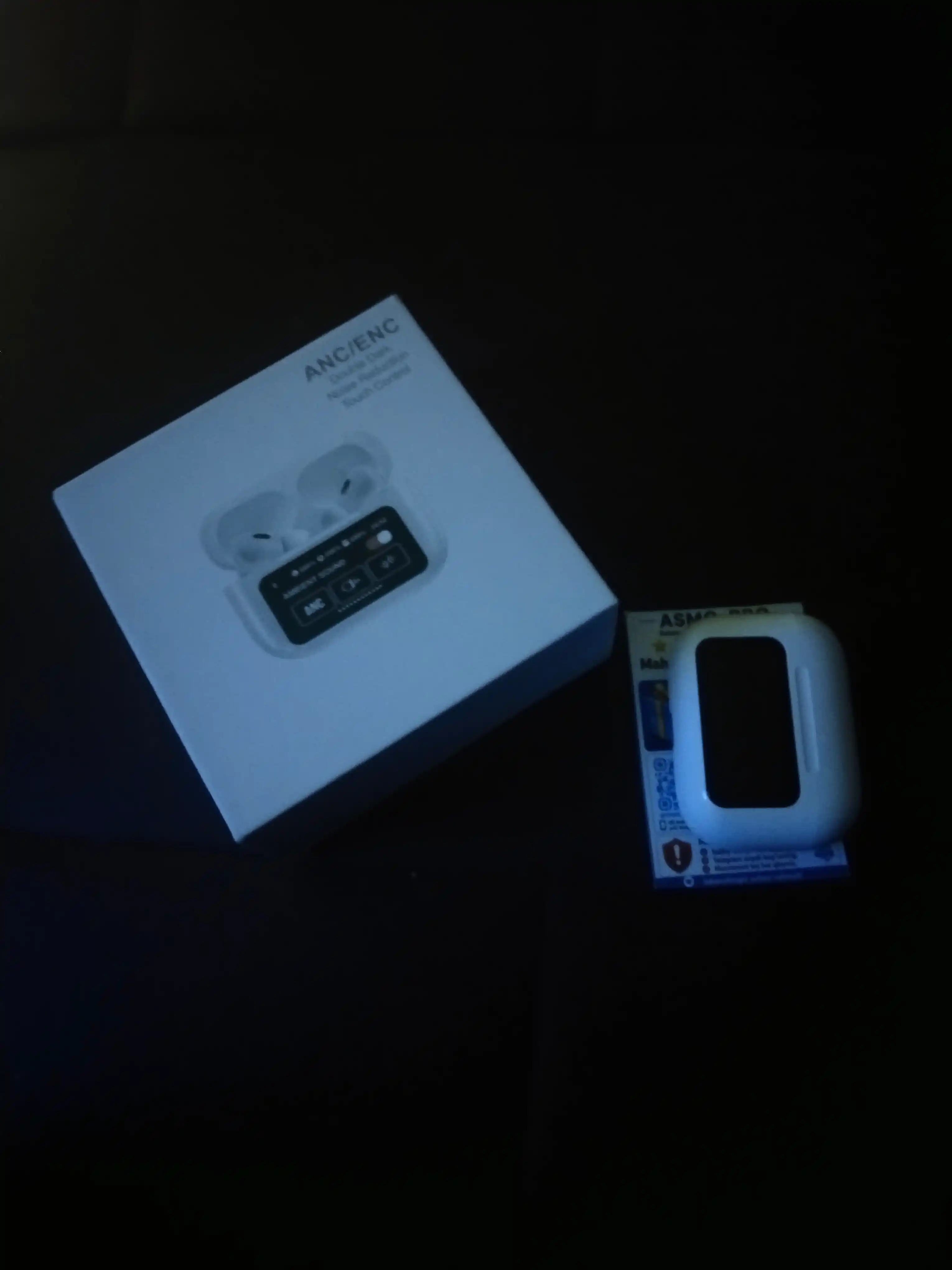A9 PRO simsiz quloqchin, Bluetooth 5.4, ANC shovqinni kamaytirish, ekranli zaryad qutisi