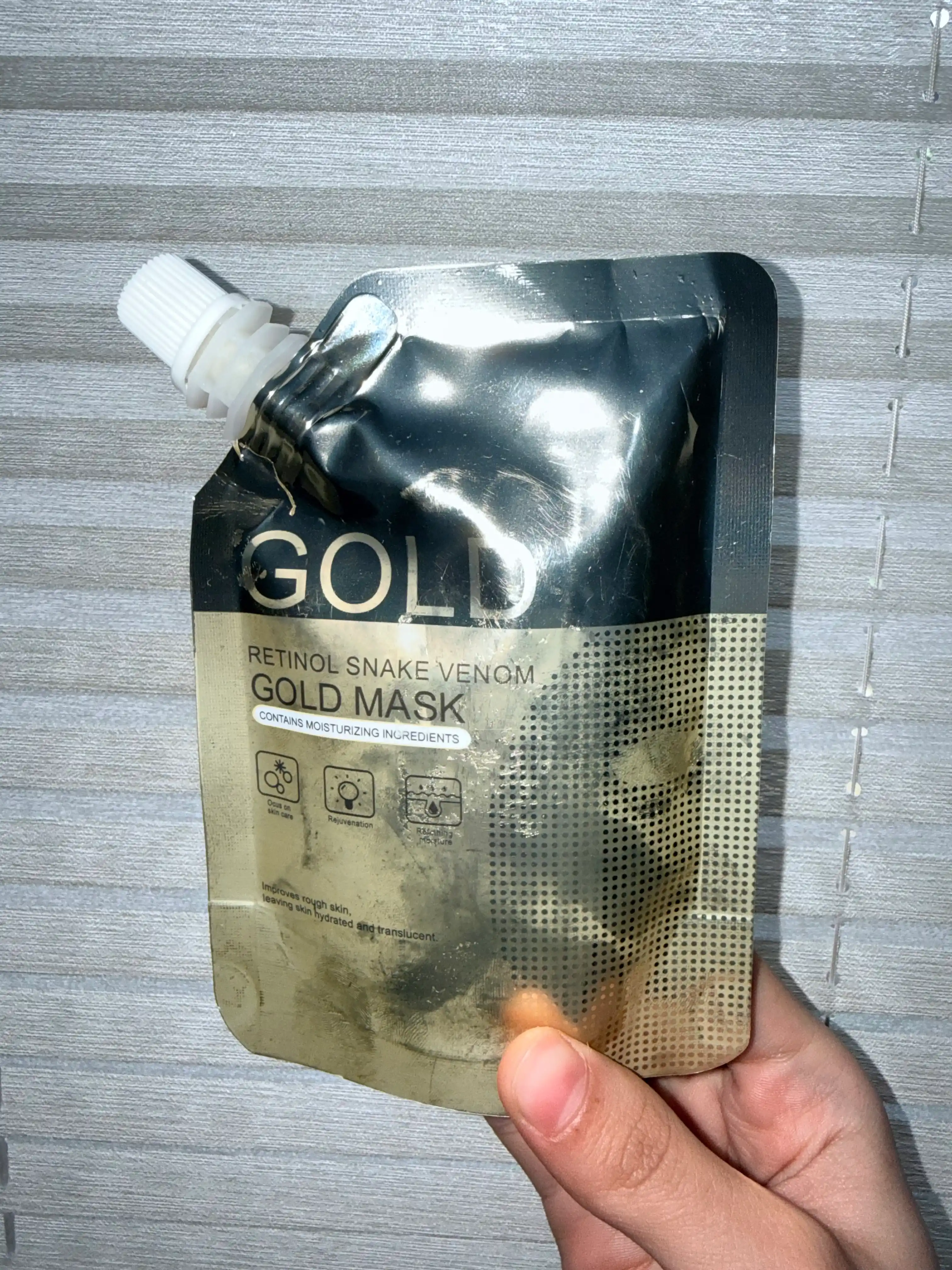 Жидкая маска для лица Gold Mask для увлажнения, омоложения и ухода за кожей лица, 100 г