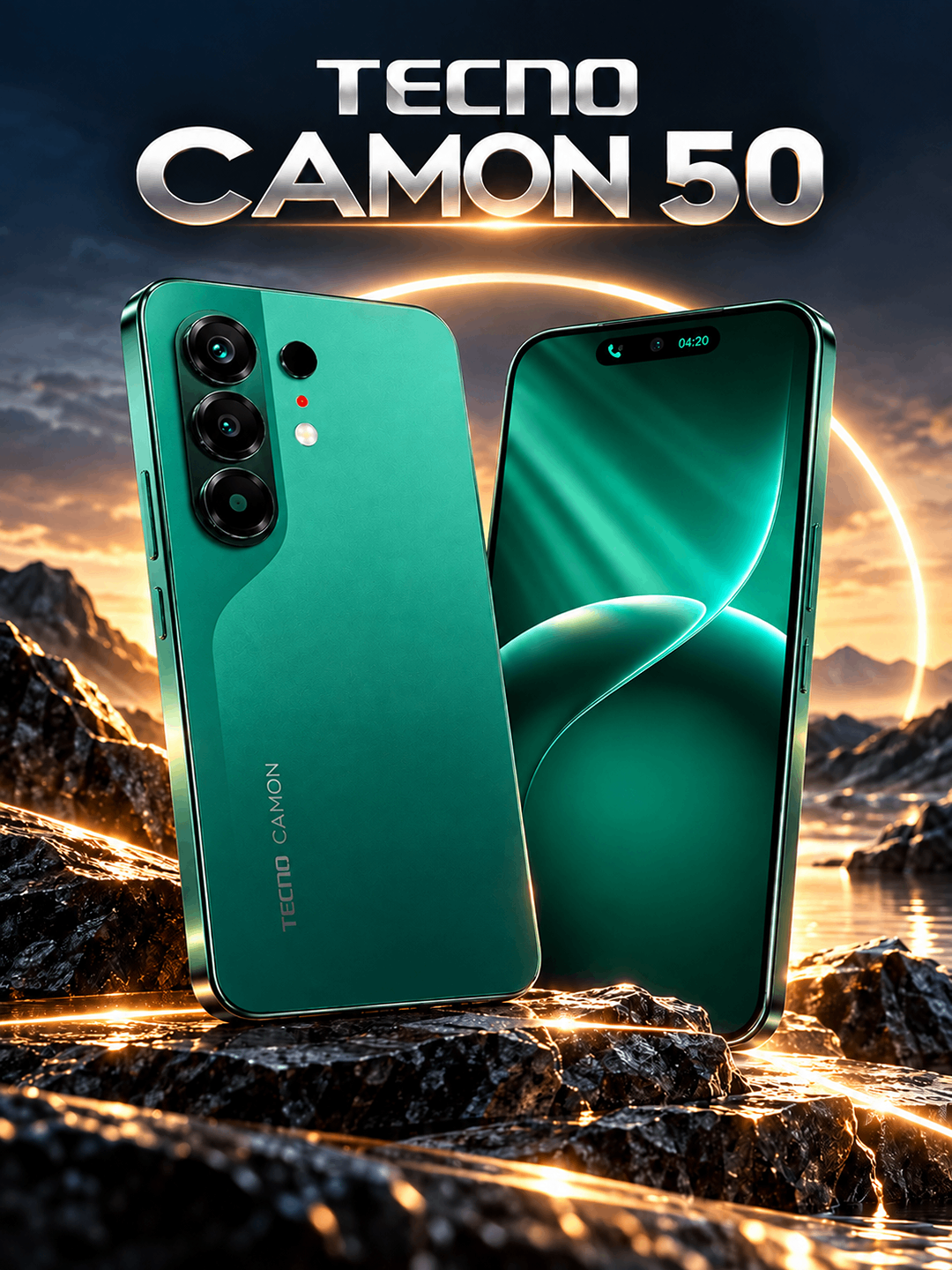 TECNO CAMON 50 — 6,78" 1.5K AMOLED 144 Гц - 