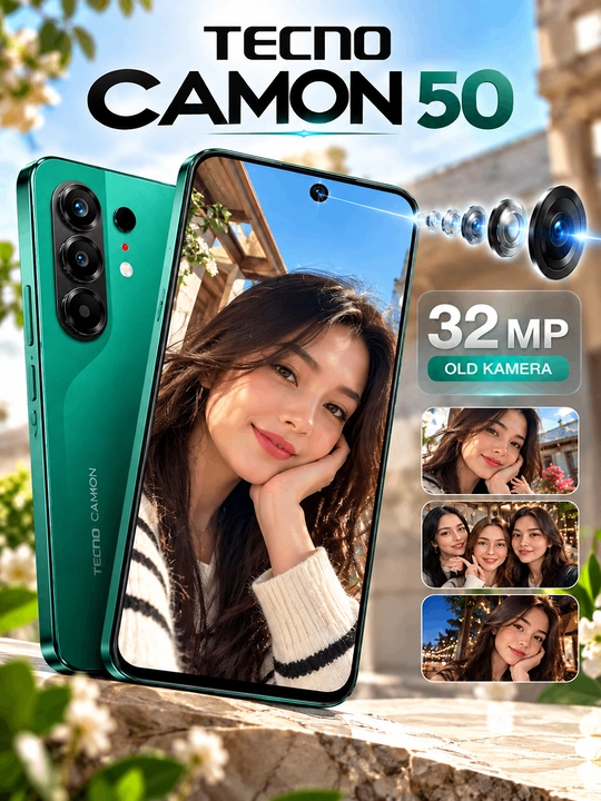 TECNO CAMON 50 — 6,78" 1.5K AMOLED 144 Гц