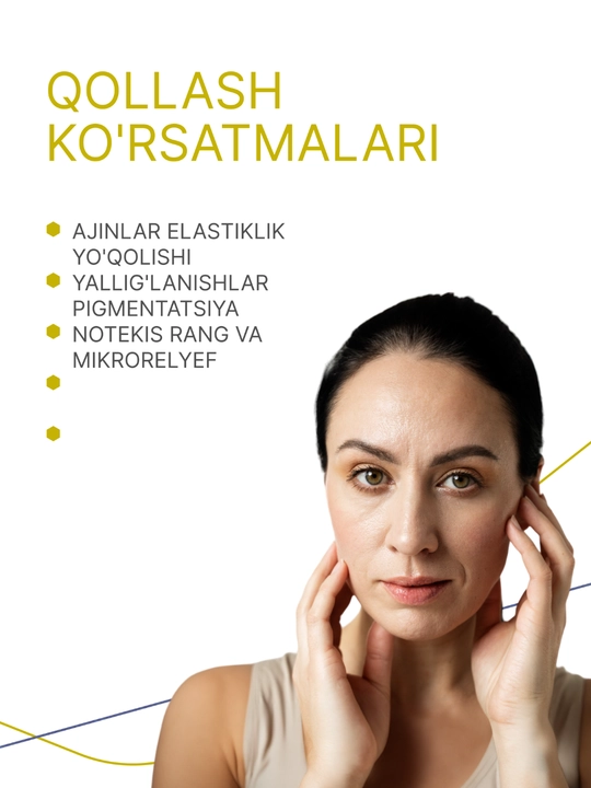 Geltek Retiderm 1.0 yuz uchun gel-zardob, 1% liposomal retinol va peptid bilan