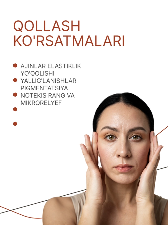 Geltek Retiderm 1.0 yuz uchun gel-zardob, 1% liposomal retinol va peptid bilan