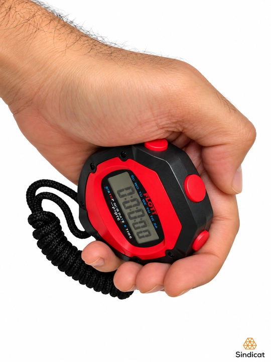 FLOTT F-018 elektron sekundomer, hushtak va shnur bilan, barcha sport turlari uchun