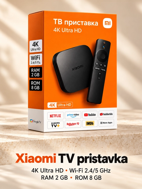 Xiaomi Mi TV Box S 2-avlod 4K Android TV medi