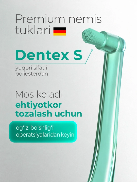 Monopuchok tish cho‘tkasi Revyline S1200 Single, breketlar uchun, ortodontik, yumshoq
