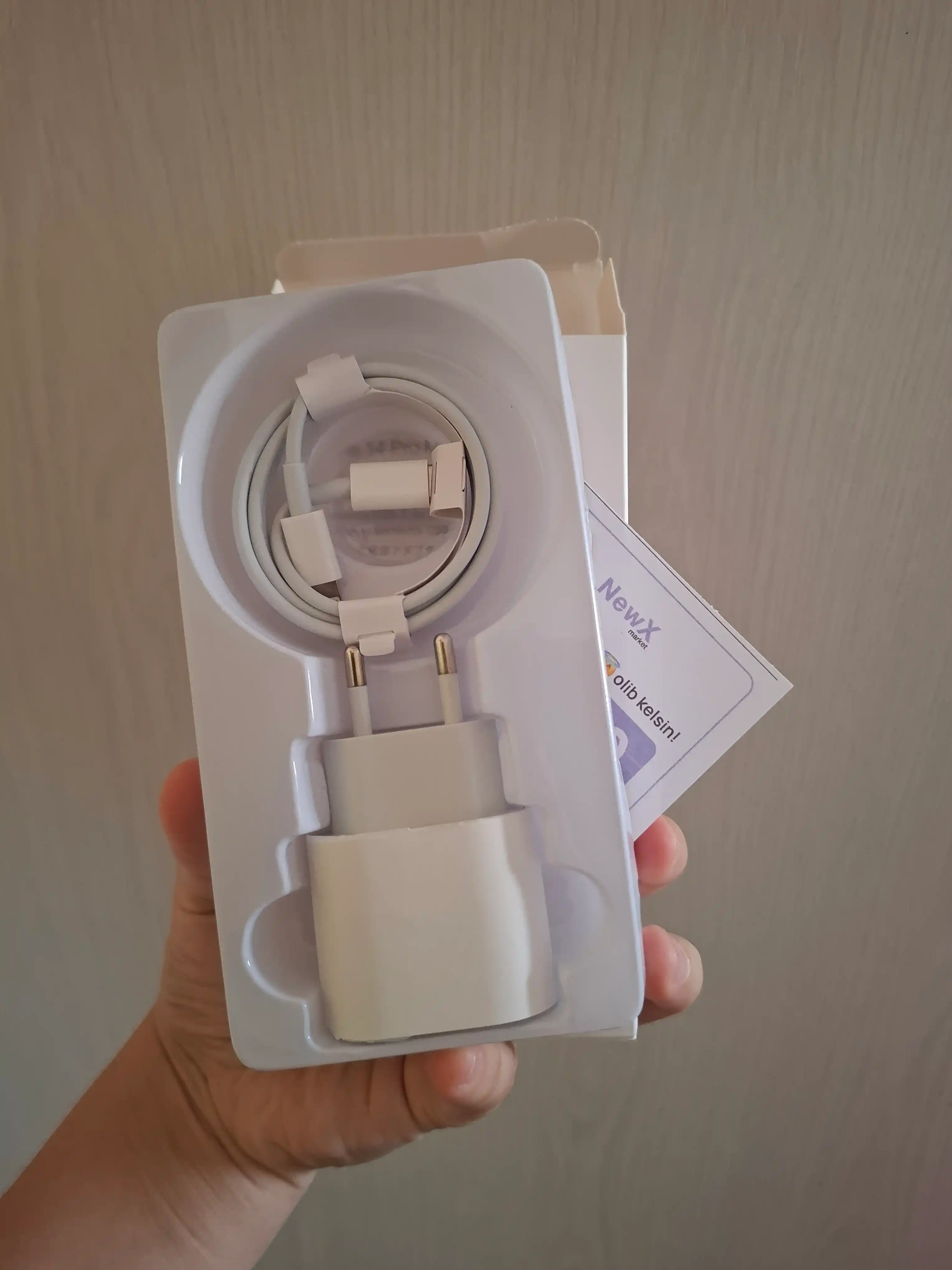 IPhone uchun quvvatlash to‘plami, adapter, Lightning kabeli | 20W tez quvvatlash