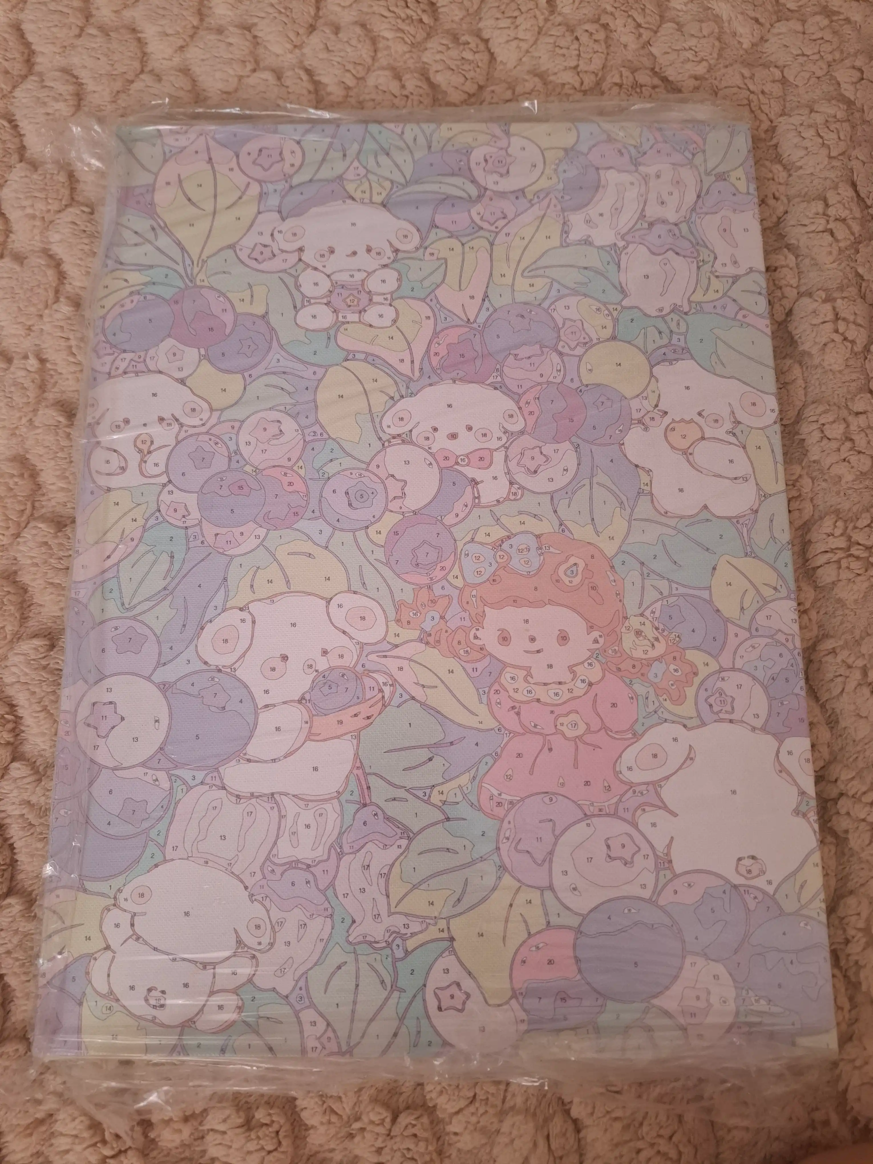 Raqamlar bo'yicha rasm "Odamlar", asosli ramkaga tortilgan, 30 * 40 sm