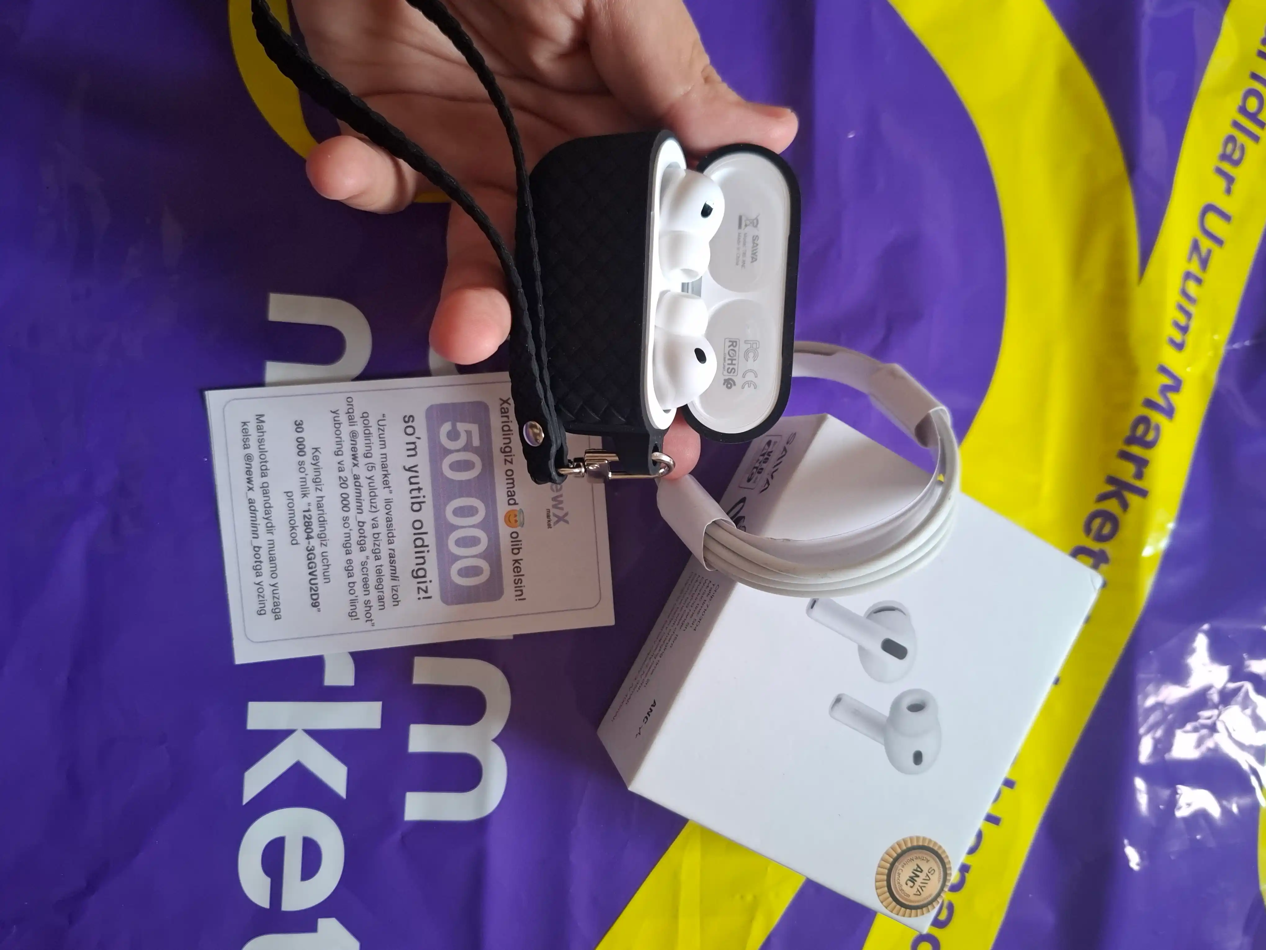 Pods Pro 3 ANC, simsiz quloqchinlar, Bluetooth, naushnik, barcha turdagi telefonlar uchun