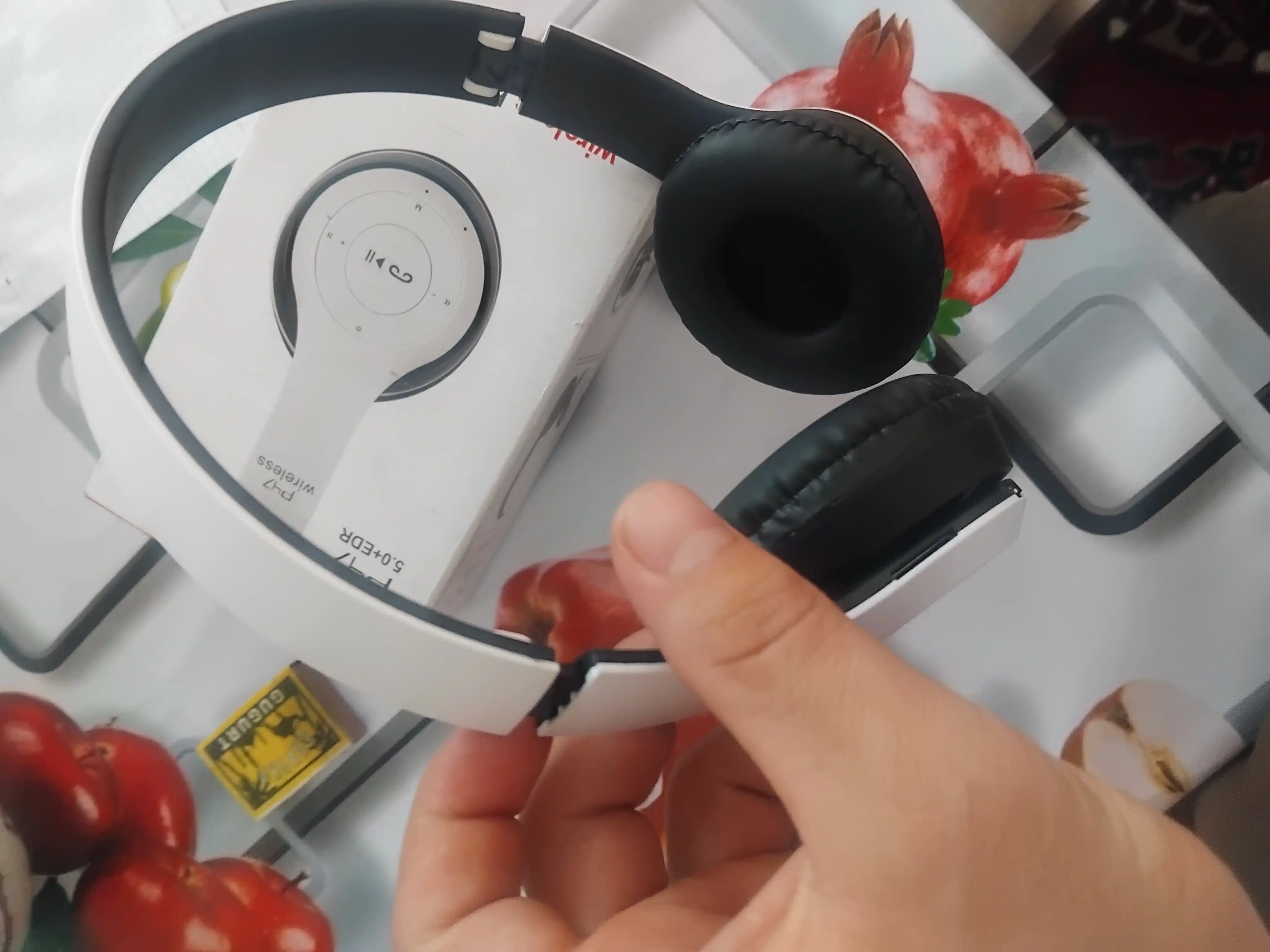 P47 Bluetooth Simsiz Quloqchin – Kuchli Bass, Mikrofonli, Android/iOS/PC