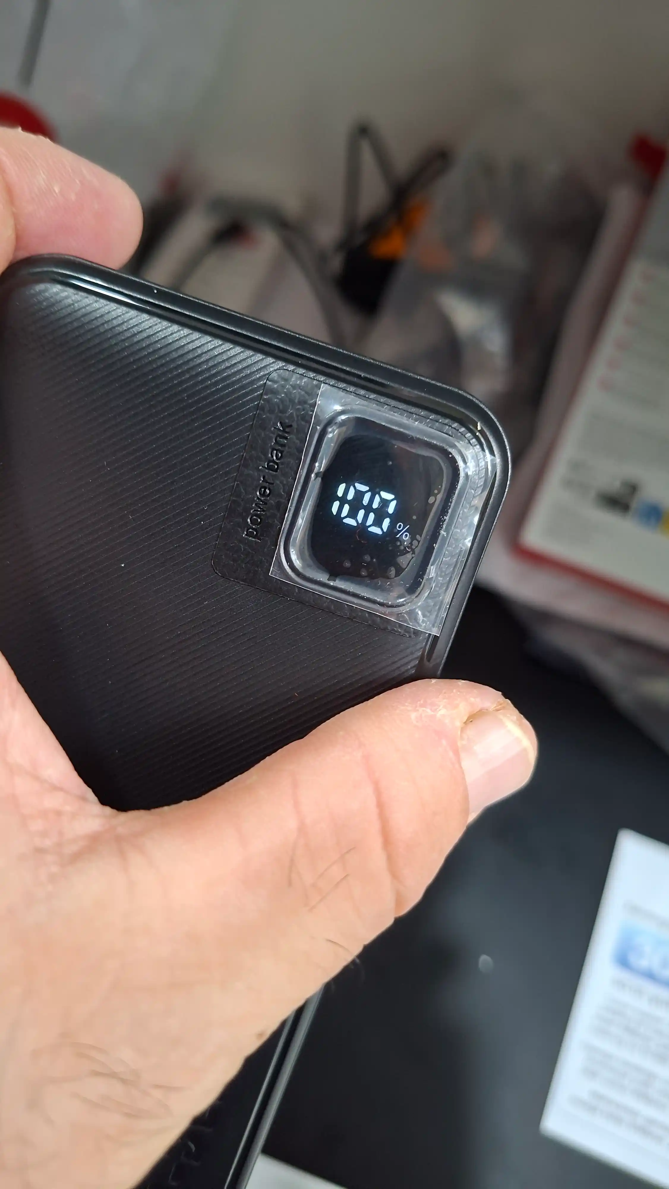 Power Bank 20000mA 22W tezkor quvvat bilan tashqi akkumulyatori +2 kabel bilan