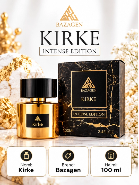 Erkaklar va ayollar uchun parfyum Kirke Fragrance, 100 ml