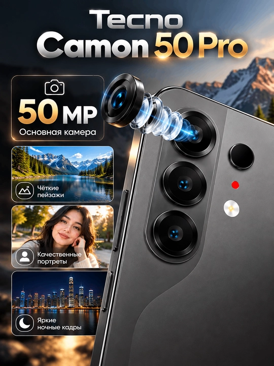 TECNO CAMON 50 Pro — Premium Smartfon