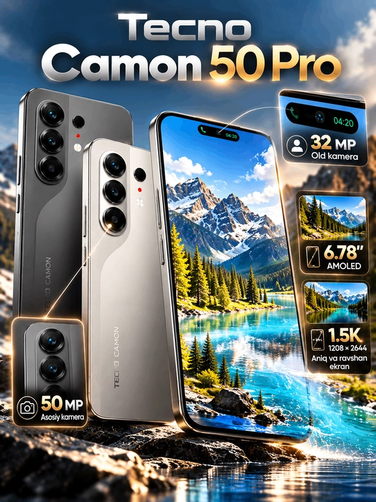 TECNO CAMON 50 Pro — Premium Smartfon
