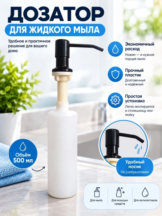 Zanglamas po'latdan oshxona moykasi, qora rang