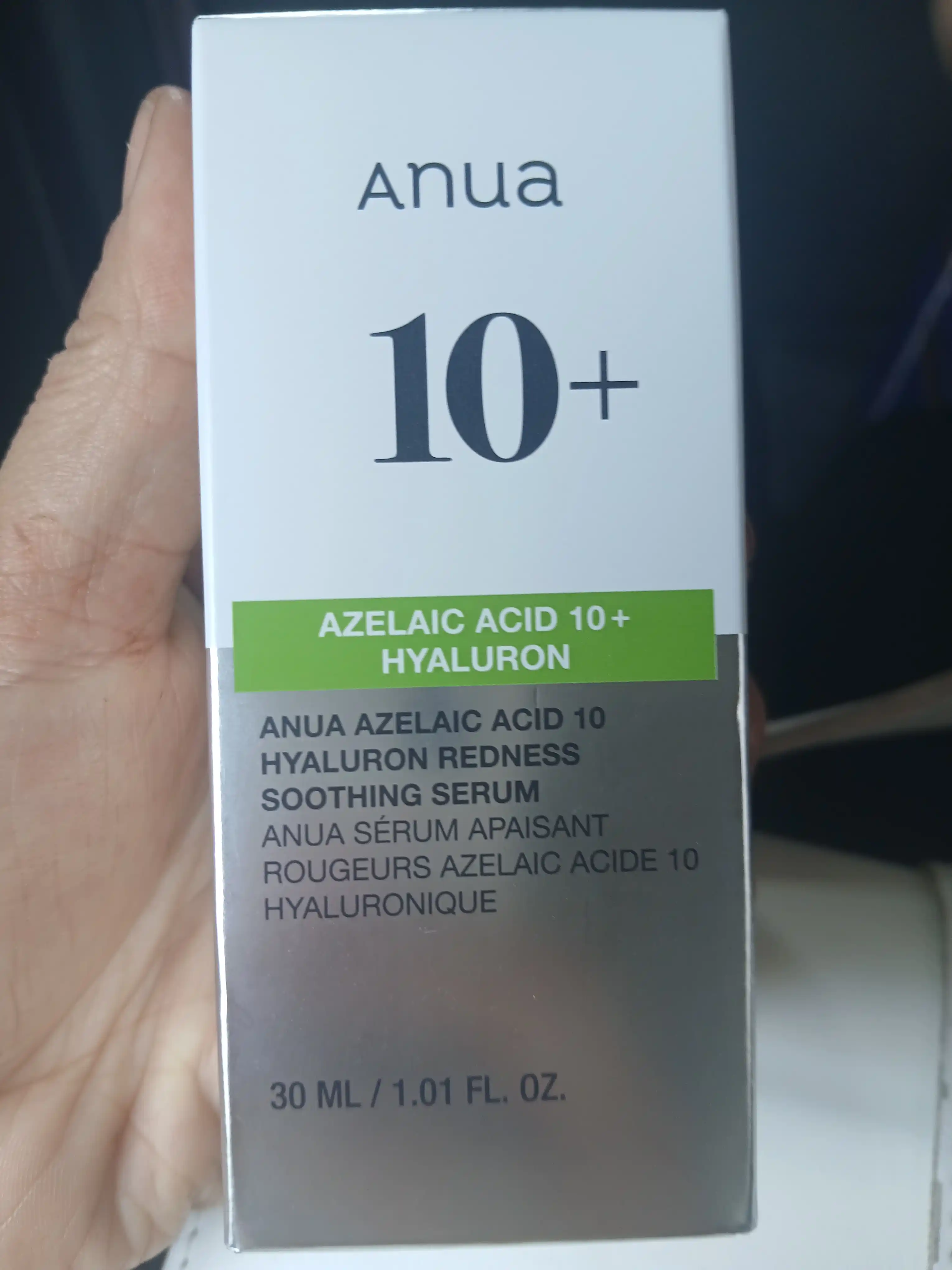 Сыворотка с азелаиновой кислотой Anua Azelaic Acid 10 Hyaluron Redness Soothing Serum 30мл