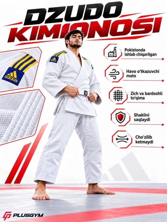 Pokistonda ishlab chiqarilgan dzyudo kimonosi - 