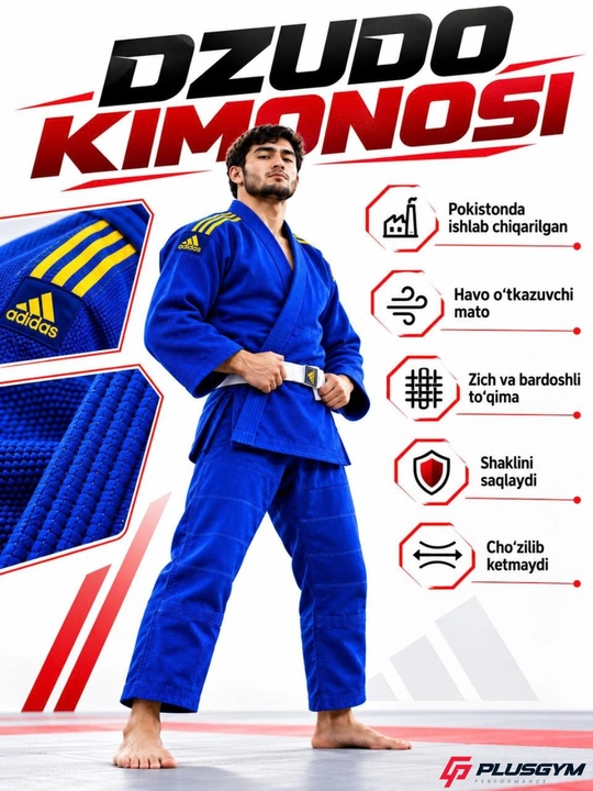 Pokistonda ishlab chiqarilgan dzyudo kimonosi - 