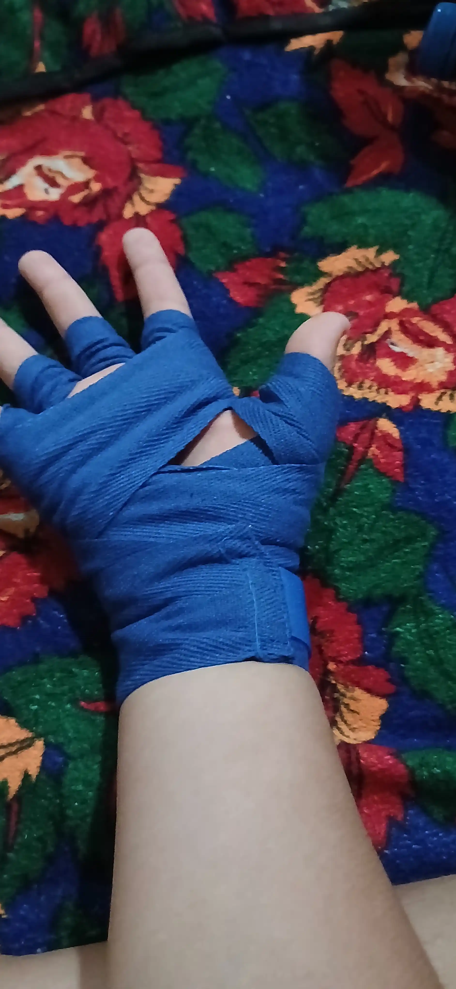 Body Flex boks bintlari 2,5 m paxtali, yopishqoq, boks va MMA uchun