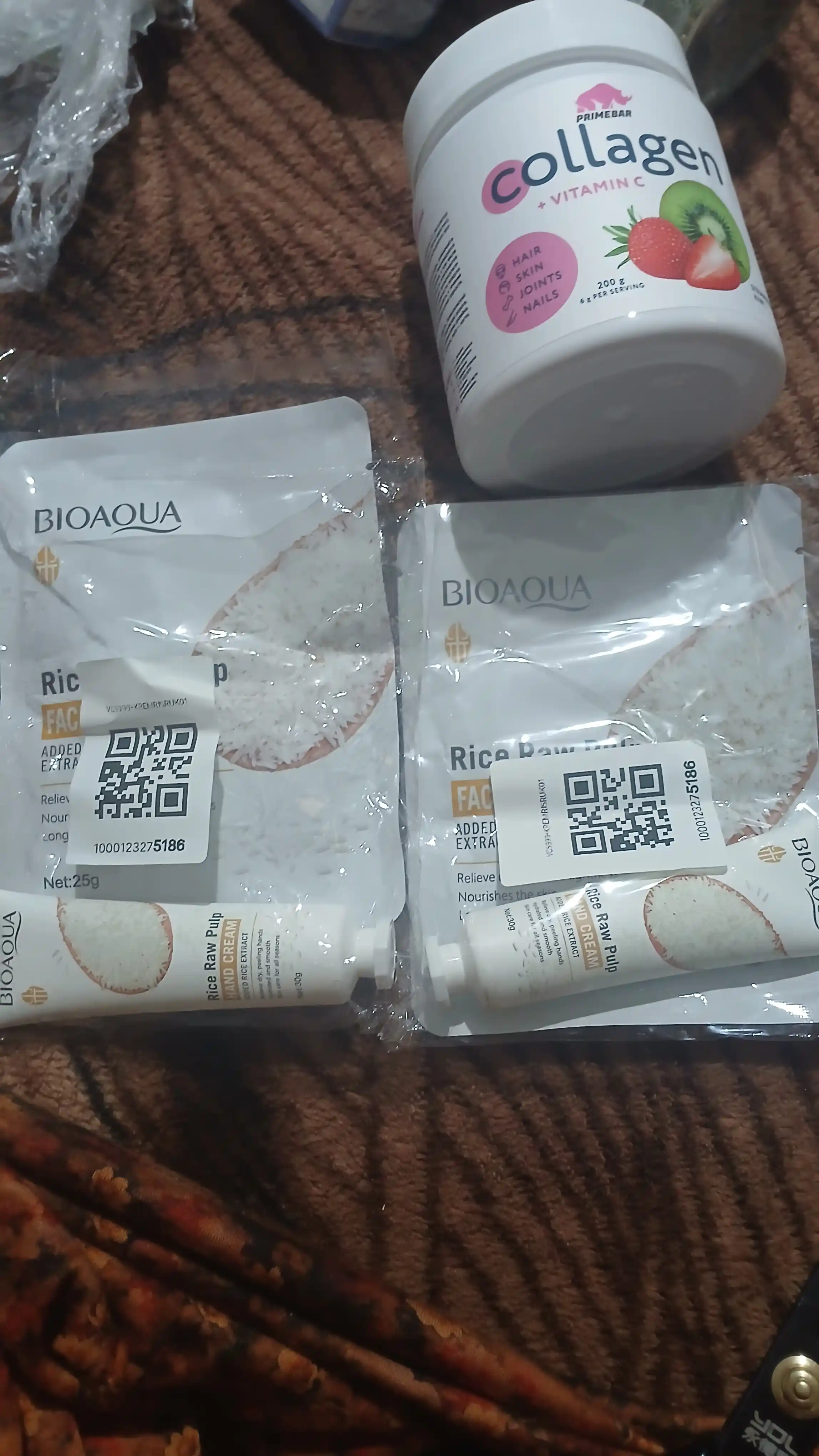 Крем для рук BIOAQUA Rice Raw Pulp с экстрактом риса, 30 г