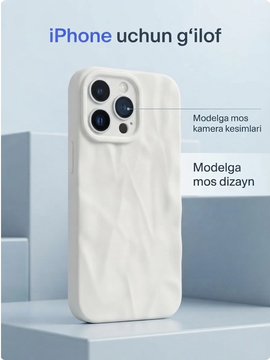 IPhone 17 uchun telefon g‘ilofi, Pro, Pro Max va Air modellari uchun, 3 xil rang