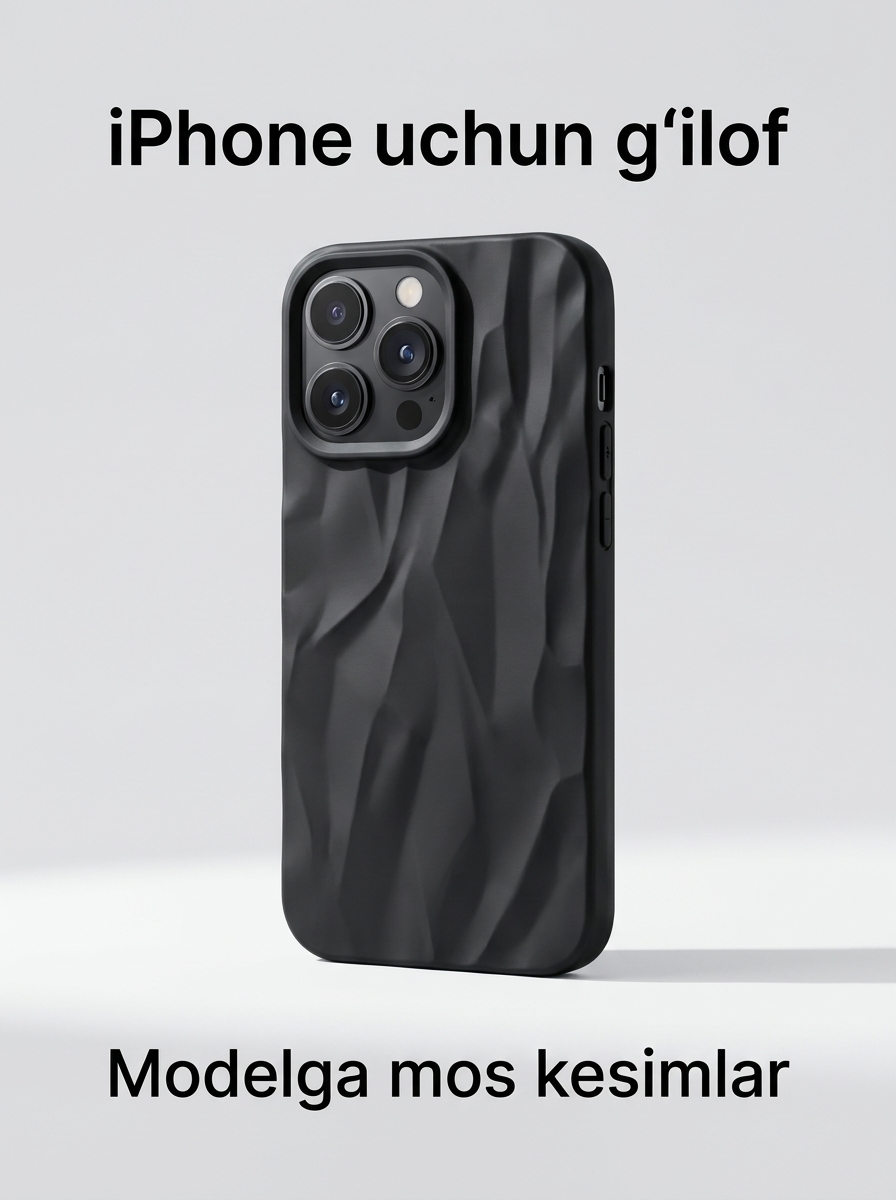 IPhone 17 uchun telefon g‘ilofi, Pro, Pro Max va Air modellari uchun, 3 xil rang