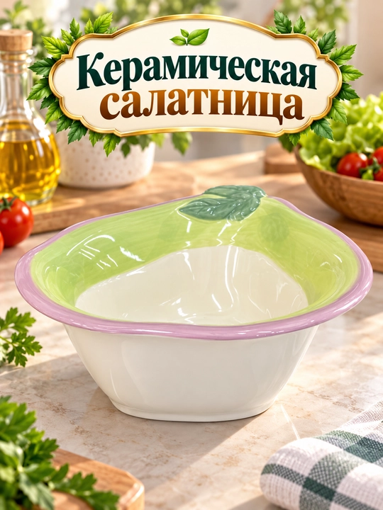 Керамическая салатница - 