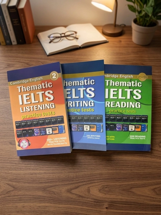 THEMATC IELTS WRITING, THEMATC IELTS READING, THEMATC IELTS LISTENING - 