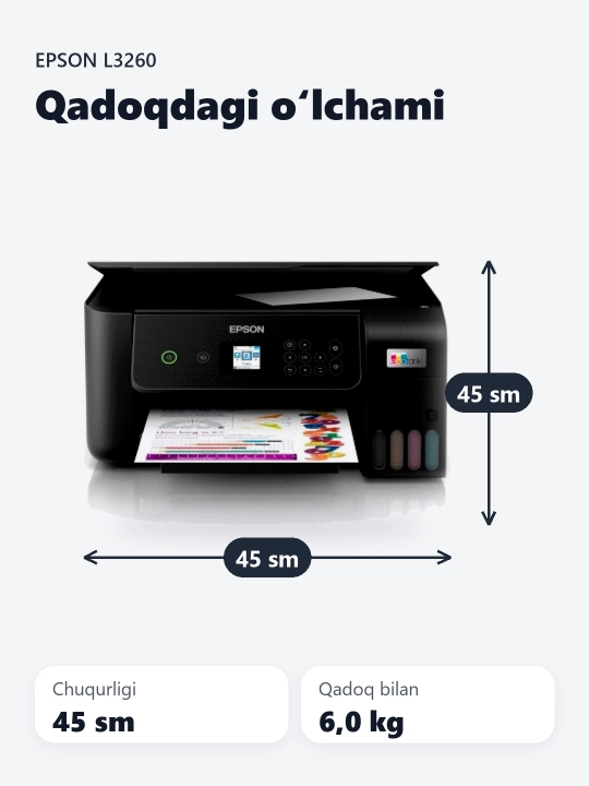 Oqimli printer Epson L3260