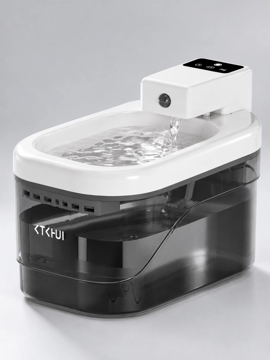 Mushuklar va itlar uchun filtrli simsiz avtomatik suv ichirgich, avtomatik suv berish, 2 l