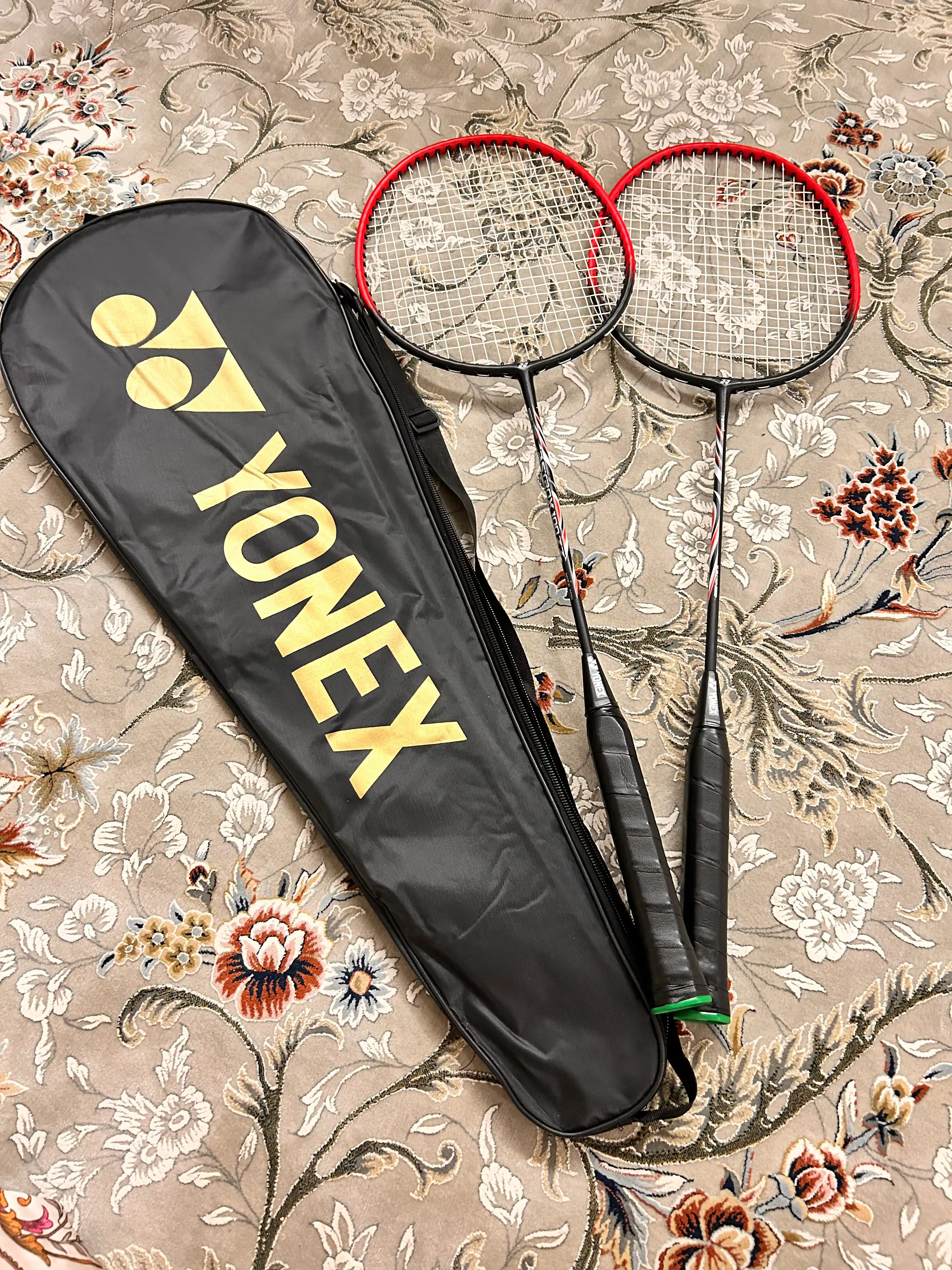 Ракетки для бадминтона Yonex, пара, с сумкой