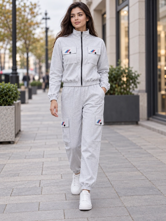 44-48 razmer BMW M Motorsport uslubidagi ayollar ikki qismli sport kostyumi