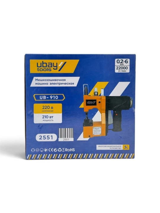 Ubay UB-910 elektr qop tikish mashinasi, 210 vatt