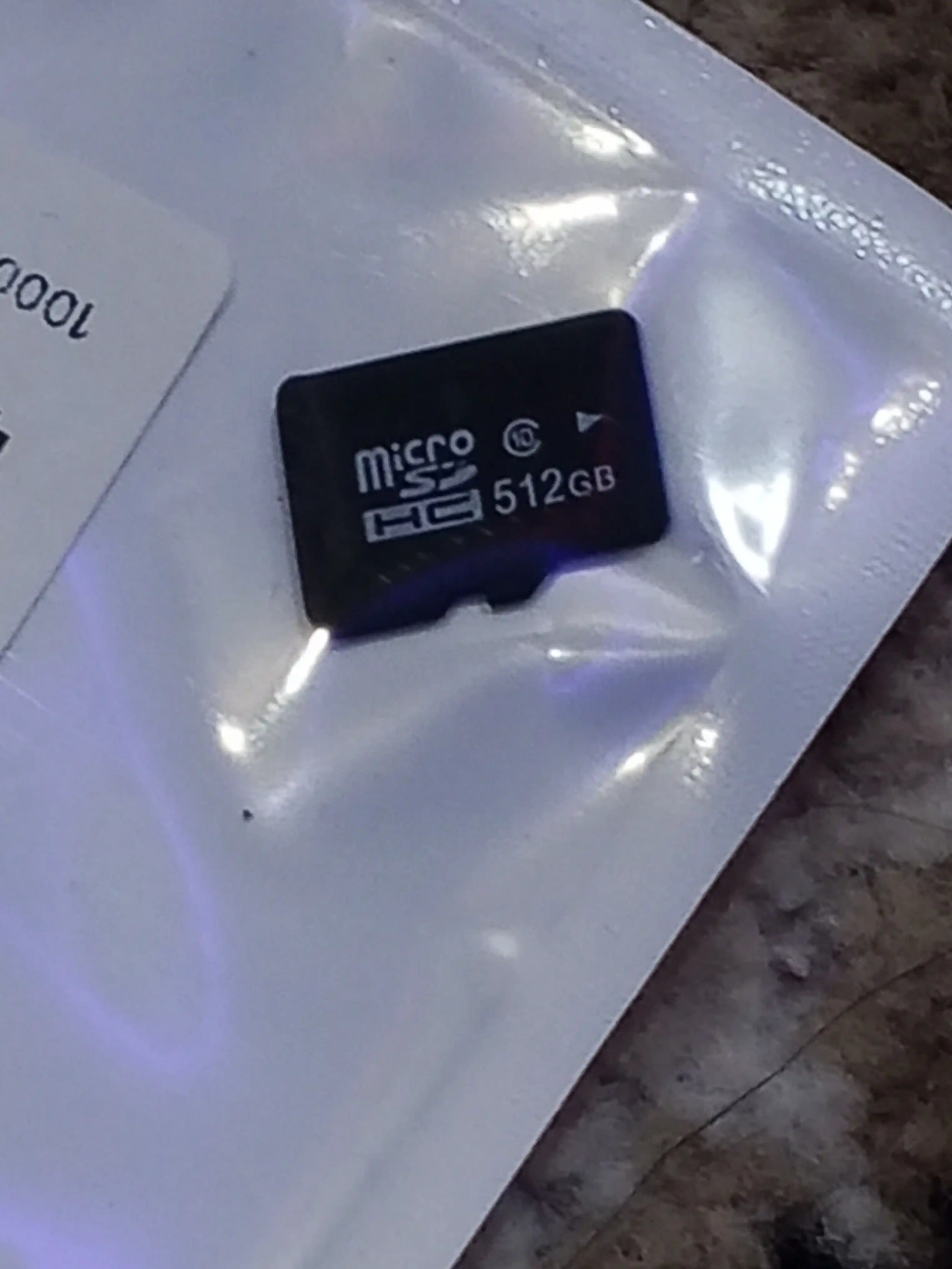 512 GB microSD karta - yuqori tezlik