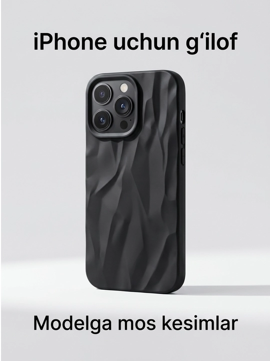 IPhone 15 seriyasi uchun telefon g‘ilofi, 15, 15 Plus, 15 Pro, 15 Pro Max, 3 xil rang