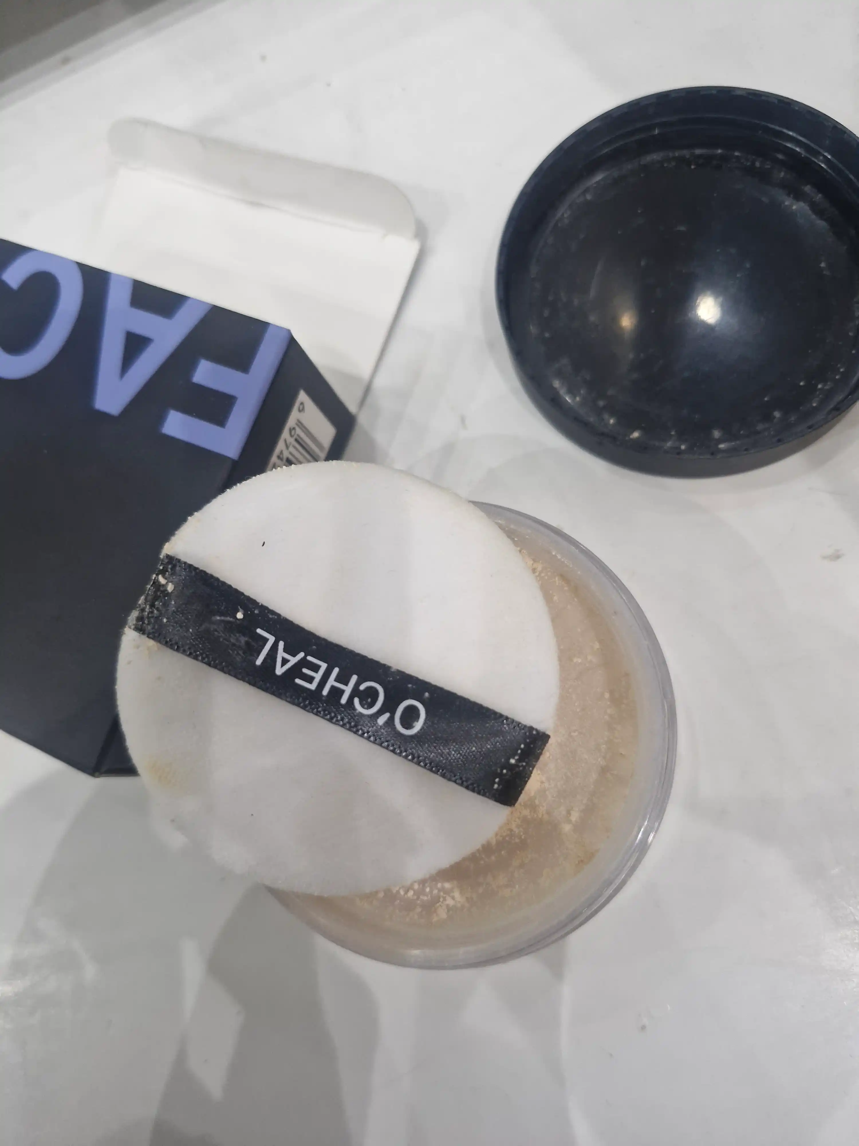 Yuz uchun upa, maydalangan shaffof va matli yuz uchun kosmetika, 15 g