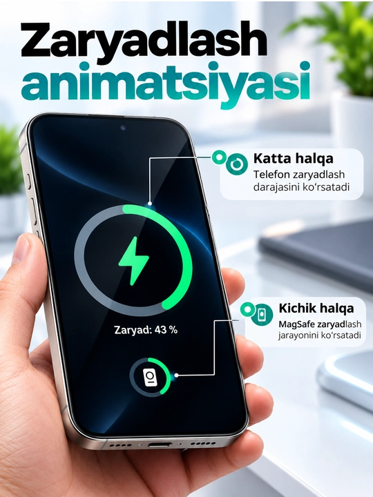 MagSafe для iPhone — беспроводное магнитное зарядное устройство, высокое качество