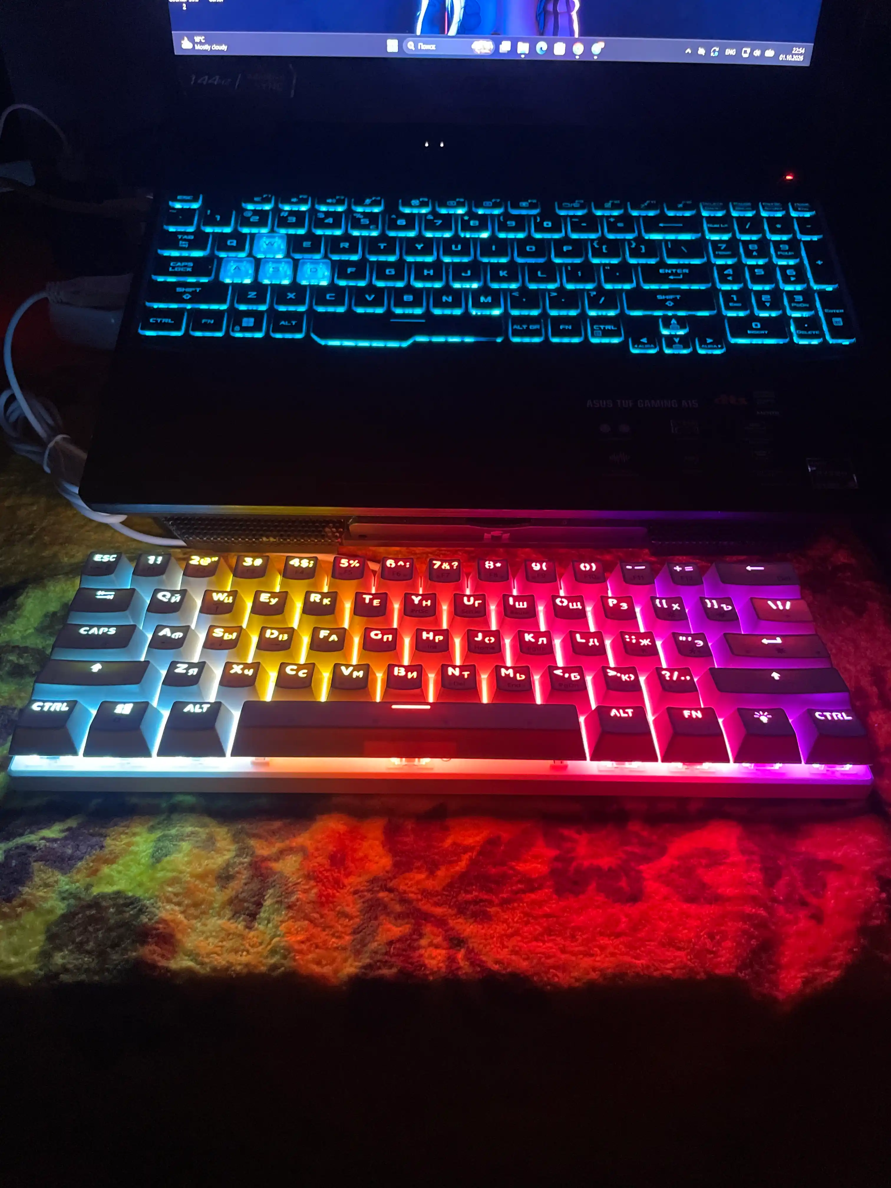 Mexanik klaviatura gaming uchun, simsiz va simli klaviatura