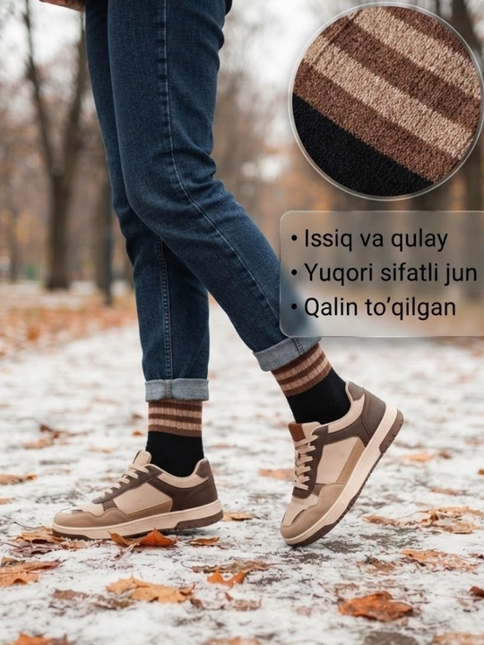 Ayollar va erkaklar uchun issiq qishki paypoqlar, to‘plam
