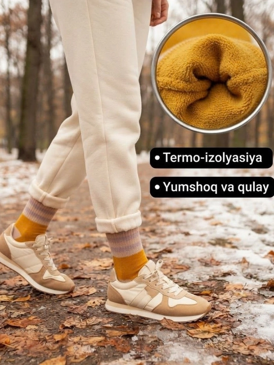 Ayollar va erkaklar uchun issiq qishki paypoqlar, to‘plam