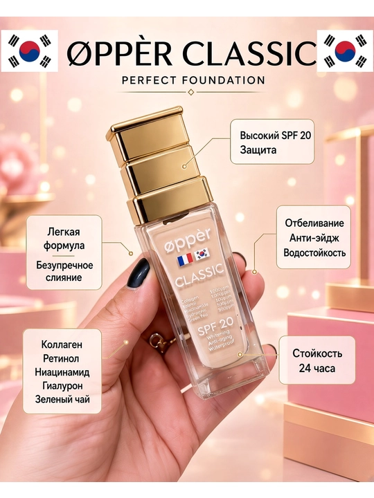 Opper Modele SPF 35 tonal kremi, Opper Foundation - 