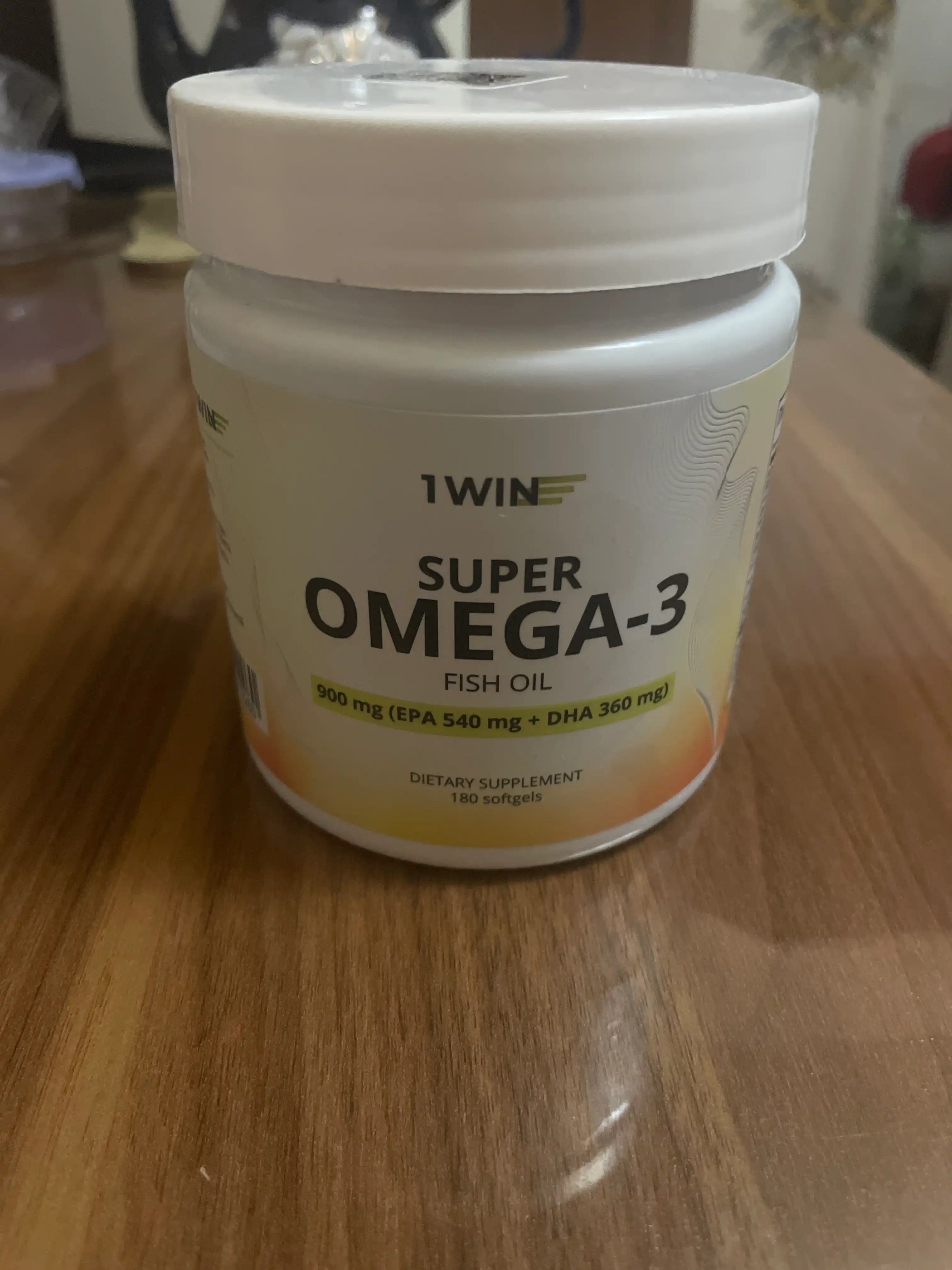 Омега 3 рыбий жир 1WIN 900 мг, Omega-3 ЭПК ДГК, капсулы для иммунитета и сердца