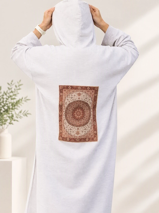 Женский костюм двойка, трикотажный - 80% хлопок, oversize платье с брюками, свободный крой - 